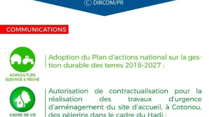 CONSEIL DES MINISTRES DE CE JOUR : Voici les grandes décisions