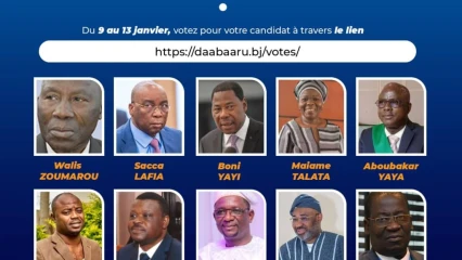 BÉNIN/LÉGISLATIVES DANS LA PARTIE SEPTENTRIONALE : Quel acteur politique sans être candidat a le plus milité pour la victoire de son parti ?  . Votez pour le candidat de votre choix sur le https://daabaaru.bj/votes/
