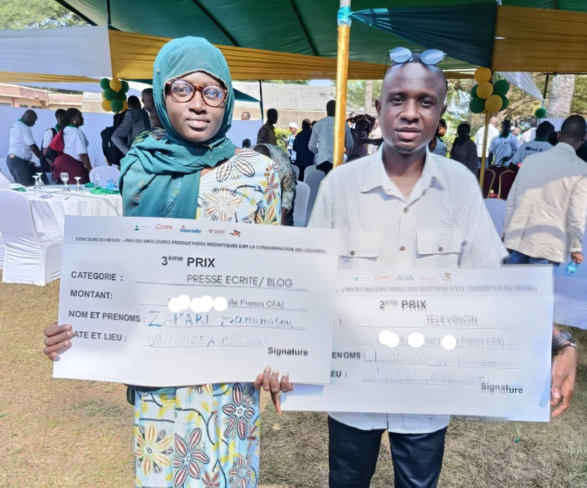 Concours médiatique sur la consommation des légumes: le groupe de presse Daabaaru rafle 2 prix