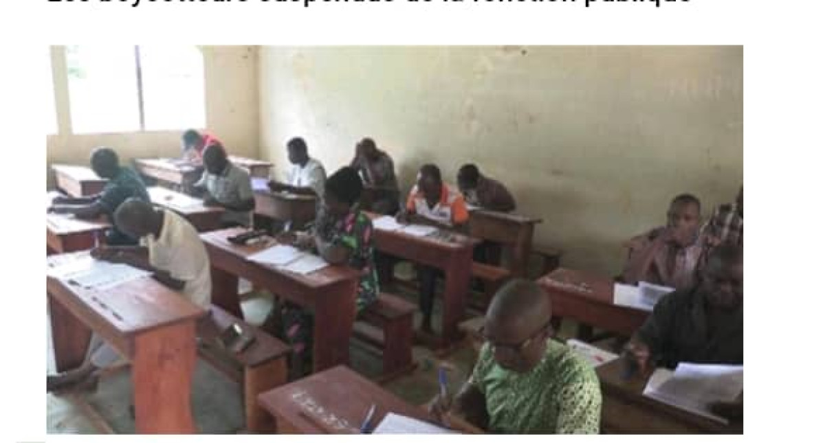 TROIS SEMAINES APRES L’EVALUATION DIAGNOSTIQUE DES ENSEIGNANTS : Les boycotteurs suspendus de la fonction publique