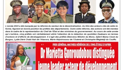 Parution du vendredi 08 décembre 2023