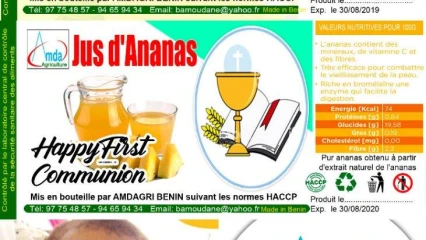 AVEC LA SOCIÉTÉ AMDAGRI,  Personnalisez vos événements sur nos emballages