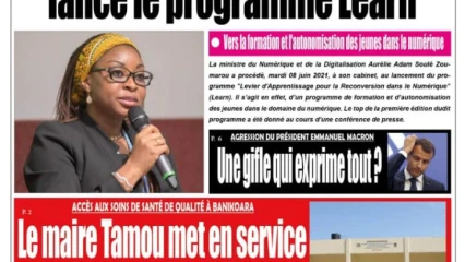 Parution du mercredi 09juin 2021