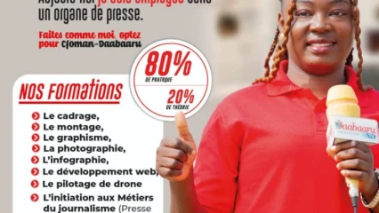 CENTRE DE FORMATION AUX MÉTIERS DE L&rsquo;AUDIOVISUEL ET DU NUMÉRIQUE (CFOMAN-DAABAARU) À PARAKOU : Les inscriptions se poursuivent