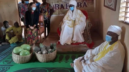 DIPLOMATIE : L&rsquo;ambassadeur des Etats-Unis près le Bénin à Nikki