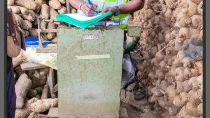 Vente d&rsquo;igname à cotonou: des bascules non certifiées saisies au marché Mahulé 