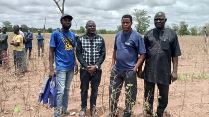 DESTRUCTION DE CHAMPS DE COTON SUITE À UN OURAGAN À KANDI ET MALANVILLE : La Fn-Cvpc apporte son soutien aux producteurs sinistrés  . Le cris de cœur du président Gani Badou Tamou au gouvernement