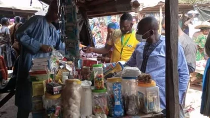 MOBILISATION DES RESSOURCES PROPRES DE LA COMMUNE DE N&rsquo;DALI : Le maire Saka Méré dans les marchés de Bahounkpo et Sonoumon