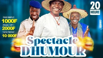 Spectacle d'humour à Sinendé: Sergent Komgui, Bossopibou et Yayo vous emballent le 28 août