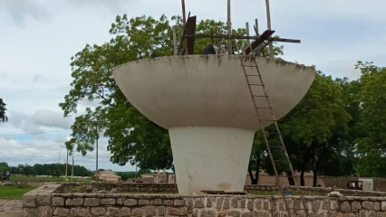 PARAKOU/STATUE DE BIO GUERRA :  Enfin, les travaux de réhabilitation démarrés