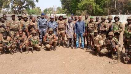 BORGOU : Cissé célèbre le nouvel an aux côtés des Fab en poste à Kalalé et Nikki