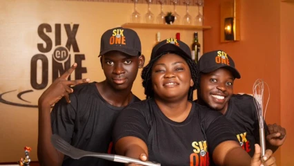 SIX EN ONE À PARAKOU  Le nouveau rendez-vous 100% humour béninois sur A+ Bénin  . Ça démarre le 8 juillet prochain à 20h 30min avec Gros et Métis