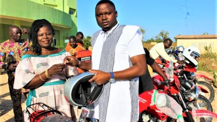 COMMUNE DE BANIKOARA : Le maire Sarako Tamou dote les chefs d’arrondissement de moyens roulants