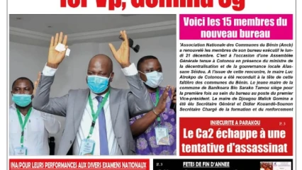 Parution du mardi 22 décembre 2020