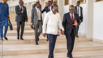 TÊTE-À-TÊTE ENTRE PATRICE TALON ET ALIKO DANGOTE À COTONOU : Vers l&rsquo;amélioration du climat des affaires Bénino-Nigérianes  . Le Président Tinubu, l&rsquo;élément facilitateur ?