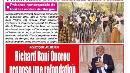 Parution du mardi 02 janvier 2024