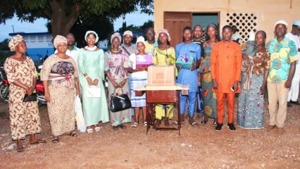 PROMOTION DE L&rsquo;EXCELLENCE EN MILIEU ARTISANAL À DASSA-ZOUMÉ : Nadia Okoumassoun offre du matériel aux trois meilleurs de l&rsquo;examen professionnel