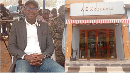 Ouverture du showroom Ask céramic à Parakou: l'univers des matériels de construction et bureautique voit le jour