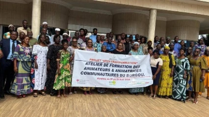 Atelier de formation des animateurs et animatrices communautaires du Borgou: la Fondation suisse 