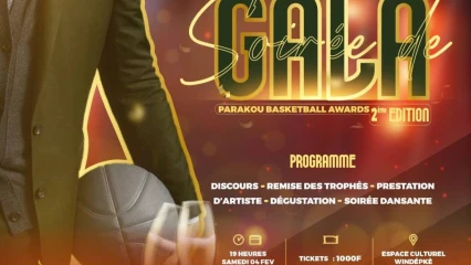 PARAKOU BASKETBALL AWARDS : La 2e édition aura lieu le samedi prochain  . Les tickets d’entrée toujours en vente à 1000f
