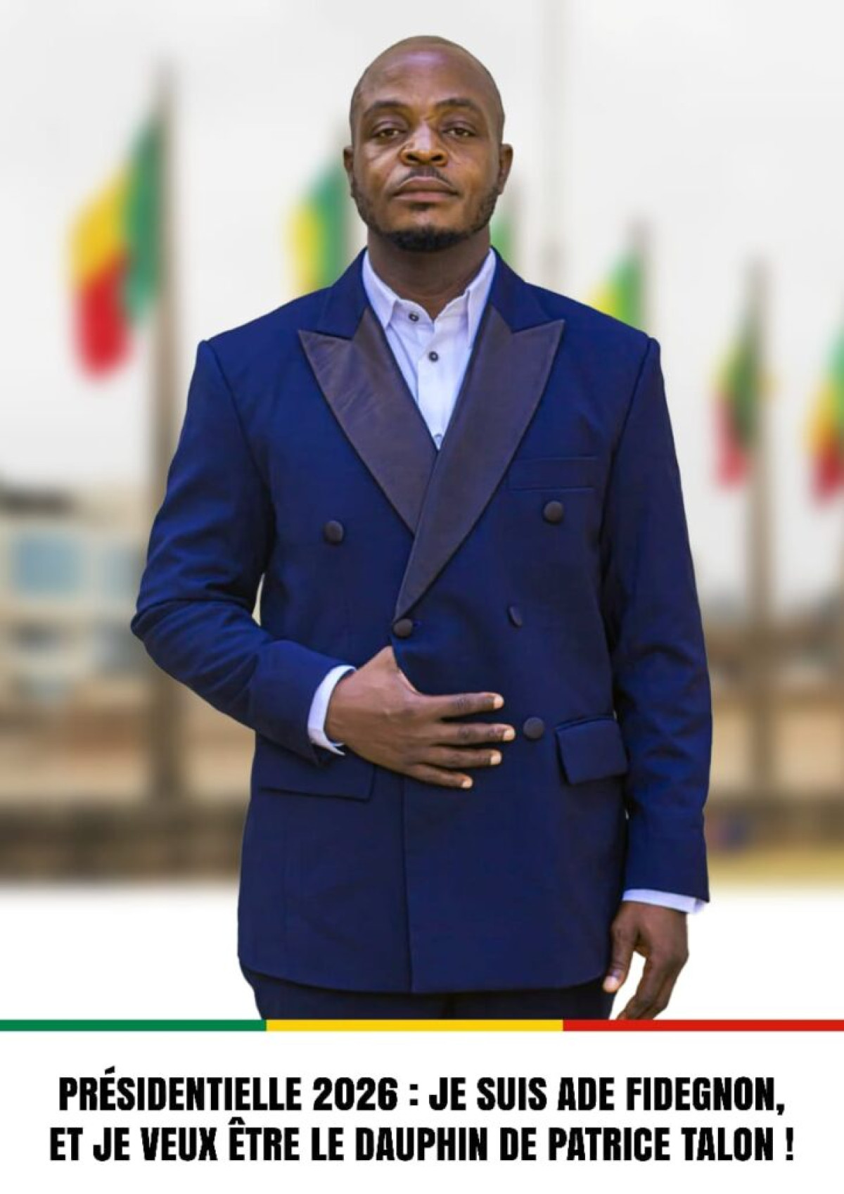 Présidentielle de 2026 au Bénin: Adé Fidégnon engagé à être le dauphin de Talon