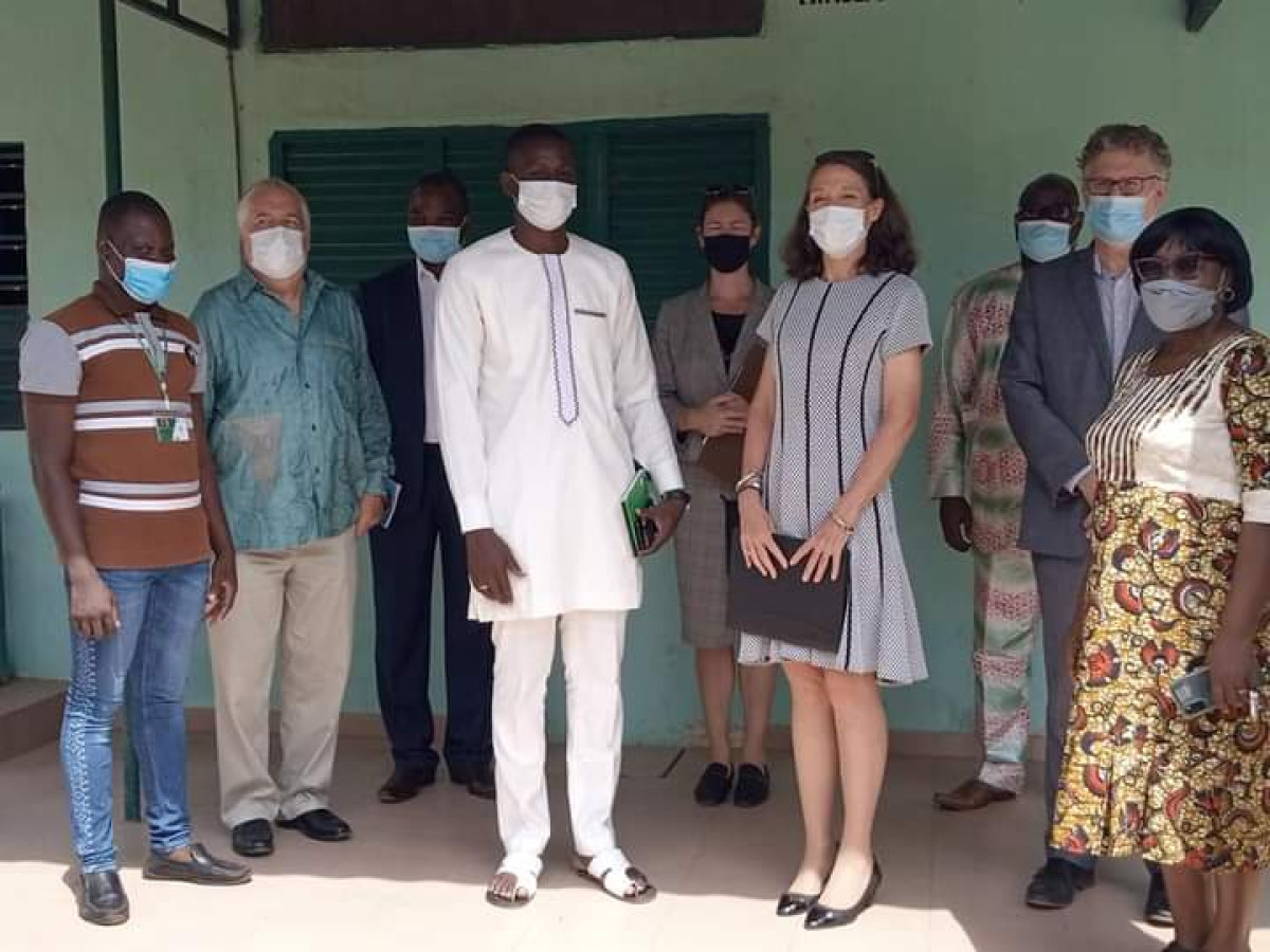 BENIN : L&rsquo;ambassadeur des Etats-Unis en visite de travail à Tchaourou