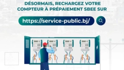 BÉNIN/COMPTEURS À PRÉPAIEMENT DE LA SBEE : Le rechargement désormais possible en ligne