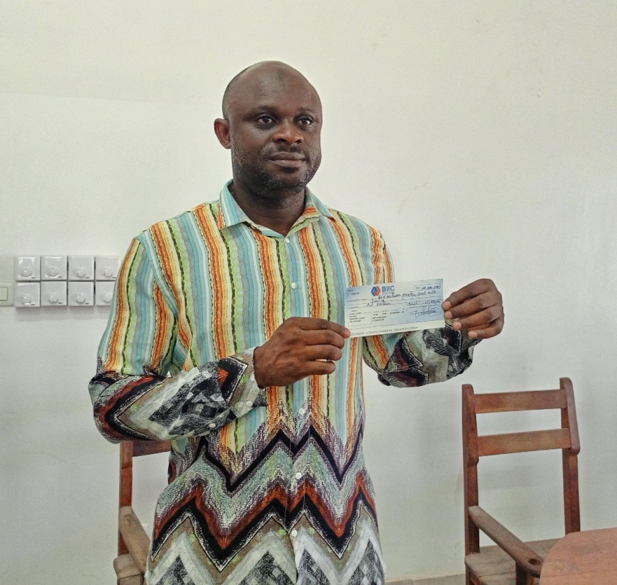 Octroi de huit bourses de formation agricole aux jeunes de Savè: le groupe K-d.K reçoit un chèque de plus de dix millions 