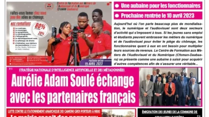 UNE DU MERCREDI 8 MARS 2023