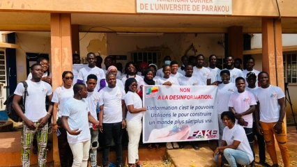 LUTTE CONTRE LA DÉSINFORMATION : Raïnatou Assa arme la communauté estudiantine de Parakou  