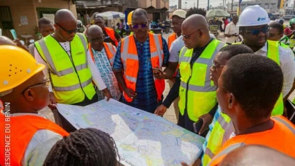 Gestion des eaux pluviales au bénin: cotonou dotée de 1.430 mètres linéaires de collecteurs