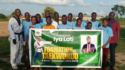 PROFIT DES JEUNES DE GORO À TCHAOUROU :  Moudachirou Gbadamassi lance la formation en Taekwondo   