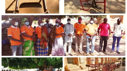 GRACE A L&rsquo;ONG AFEPES DE PEHUNCO : Le maire Koto Maré réceptionne des matériels didactiques dans plusieurs établissements