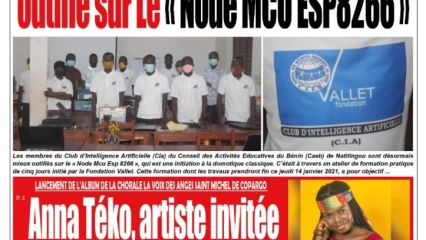 Parution du jeudi 14 janvier 2021