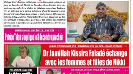 UNE DU LUNDI 28 NOVEMBRE 2022