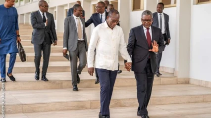 TÊTE-À-TÊTE ENTRE PATRICE TALON ET ALIKO DANGOTE À COTONOU : Vers l&rsquo;amélioration du climat des affaires Bénino-Nigérianes  . Le Président Tinubu, l&rsquo;élément facilitateur ?