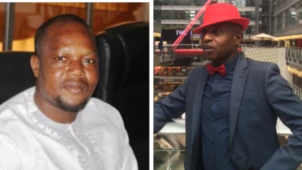 INSTALLATION DES SYSTÈMES PHOTOVOLTAÏQUES  DANS LES CENTRES DE SANTÉ DE KOUANDE : Didier Kouandé-Sounon et Peter King échangent  autour du sujet