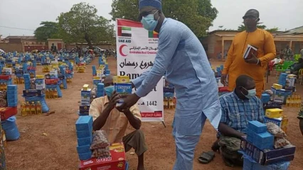PARAKOU/GRÂCE A L’APPUI DE SON PARTENAIRE EMIRATES RED CRESCENT : L’Association Al-Islaah distribue des vivres à 340 ménages de Parakou