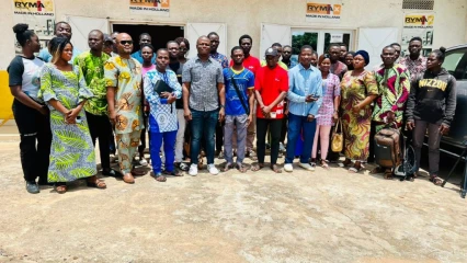 APRÈS LEUR PARTICIPATION À UN ATELIER SUR LA DÉSINFORMATION AU TOGO ORGANISÉ PAR L&rsquo;AMBASSADE DES ÉTATS-UNIS,  Des participants font la restitution aux journalistes du septentrion