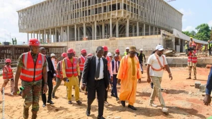 CHANTIER DU NOUVEAU SIÈGE DE L&rsquo;ASSEMBLÉE NATIONALE : 85%, comme taux d&rsquo;exécution des travaux