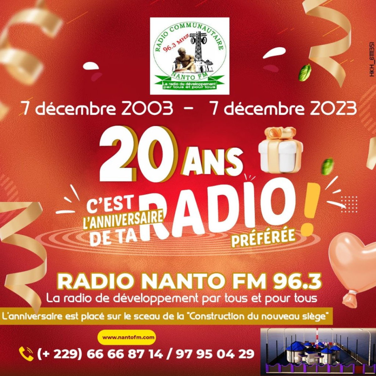 UNIVERS MÉDIATIQUE DANS LE SEPTENTRION : Nanto Fm célèbre ses 20 ans le 7 décembre prochain