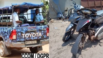 Agblangandan: deux motos volées saisies et un suspect interpellé à Sèkandji