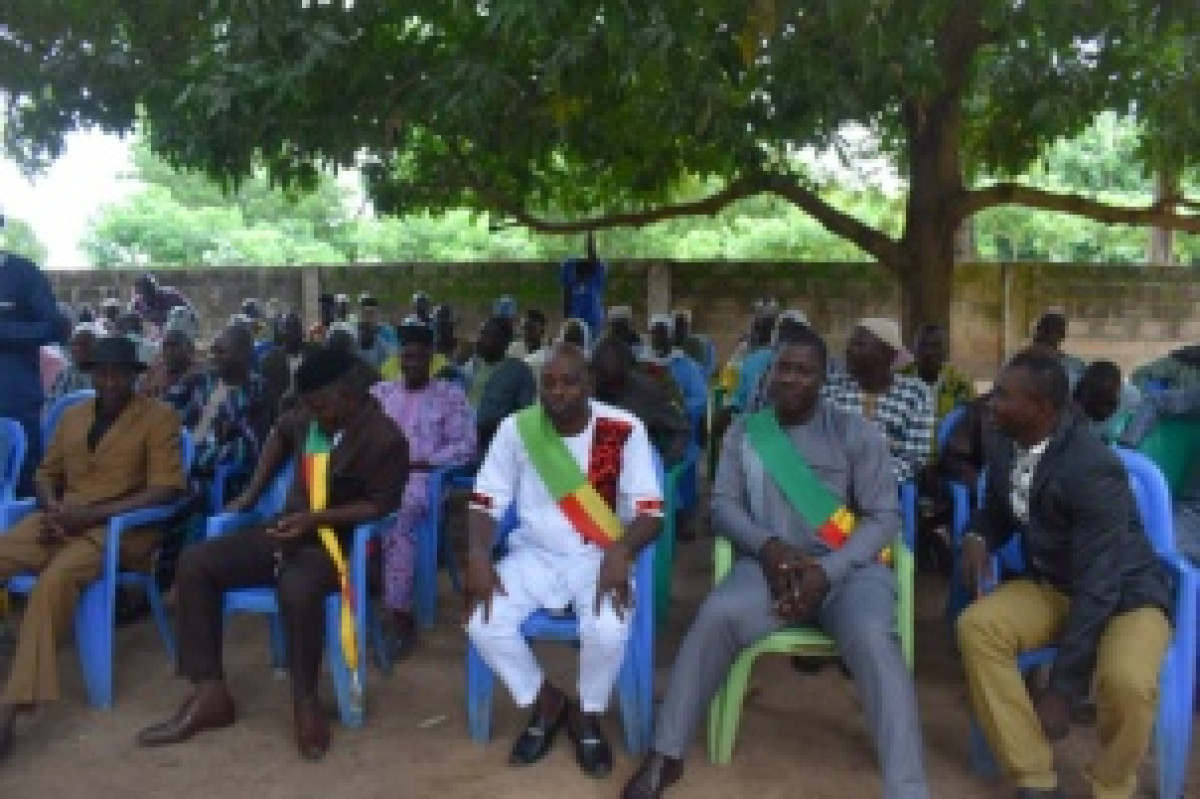 ENRACINEMENT DU PARTI UP À BANIKOARA : Le coordonnateur Bio Sarako Tamou en action