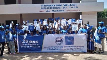 CÉLÉBRATION DU JUBILÉ D&rsquo;ARGENT :  La Fondation Vallet, 25 ans d&rsquo;actions au service de l&rsquo;éducation inclusive  . Des caravanes organisées à Parakou, Djougou, Natitingou, Abomey, Lokossa et Porto-Novo