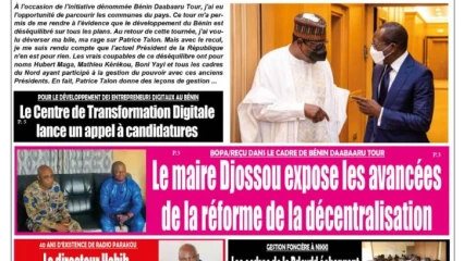 UNE DU LUNDI 3 AVRIL 2023