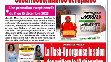 Parution du mardi 12 décembre 2023