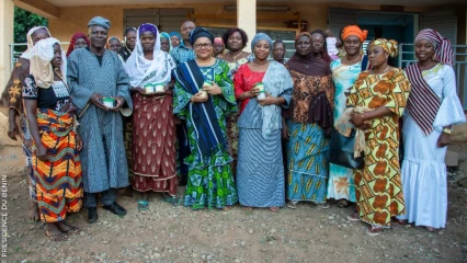 CENTRE DE PROMOTION SOCIALE DE NIKKI : La ministre Véronique Mèwanou aux côtés des femmes en apprentissage
