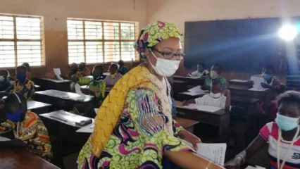 CEP SESSION DE JUIN 2021 DANS L&rsquo;ALIBORI :  Ky-Sama et Zinatou Osséini ont lancé les épreuves à l&rsquo;école urbaine centre de Kandi