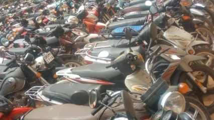 DÉPARTEMENT DE L’OUÉMÉ :  Plus de 30 motos saisies pour faute de pièces