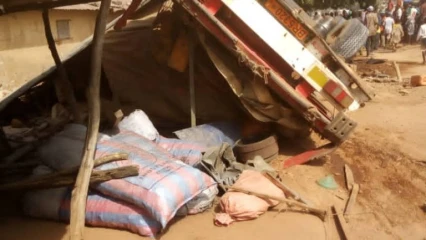 TCHAOUROU/ACCIDENT DE CIRCULATION A TCHATCHOU :  Six blessés graves et des dégâts matériels enregistrés